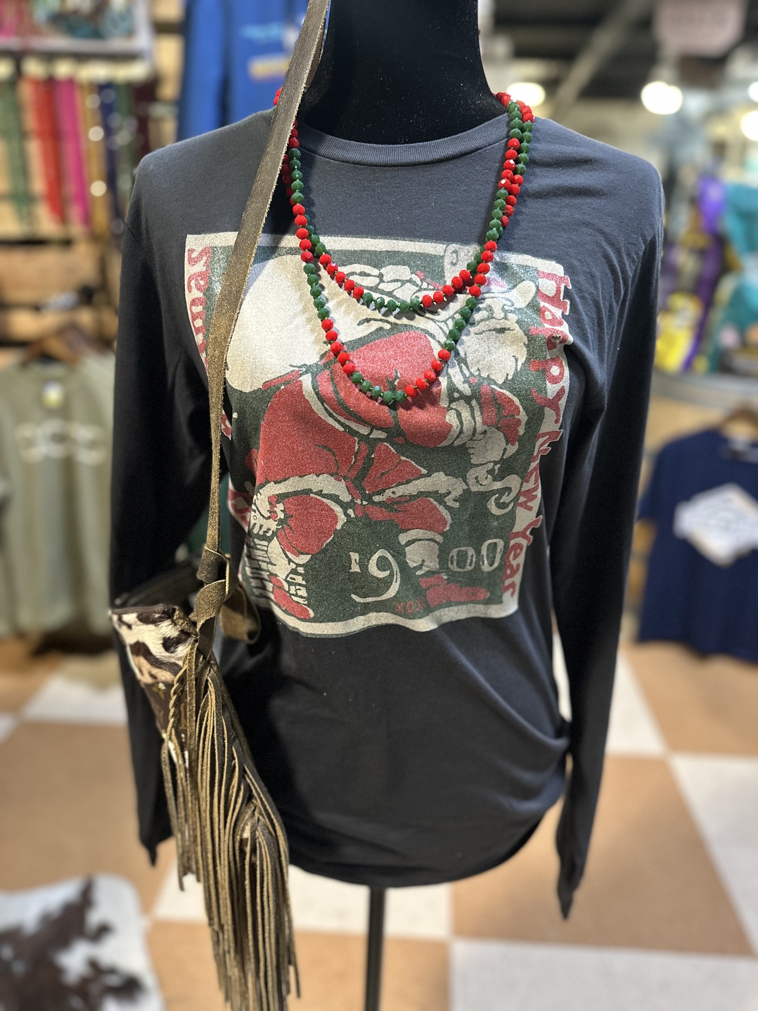 Long Sleeve Santa Shirt