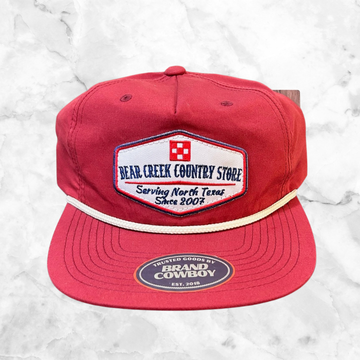 Bear Creek Red Roper Cap