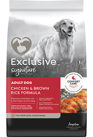 Exclusive Signature Adult Dog Chicken & Brown Rice 15# 