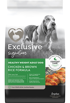 Exclusive Signature Healthy Weight Chicken & Brown Rice 30#