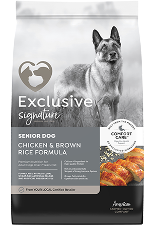 Exclusive Signature Senior Adult Chicken & Brown Rice 30# 