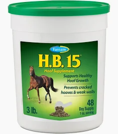 HB 15 Horse Hoof Supplement, 3lb