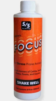 Focus Calming Liquid for Livestock 8oz