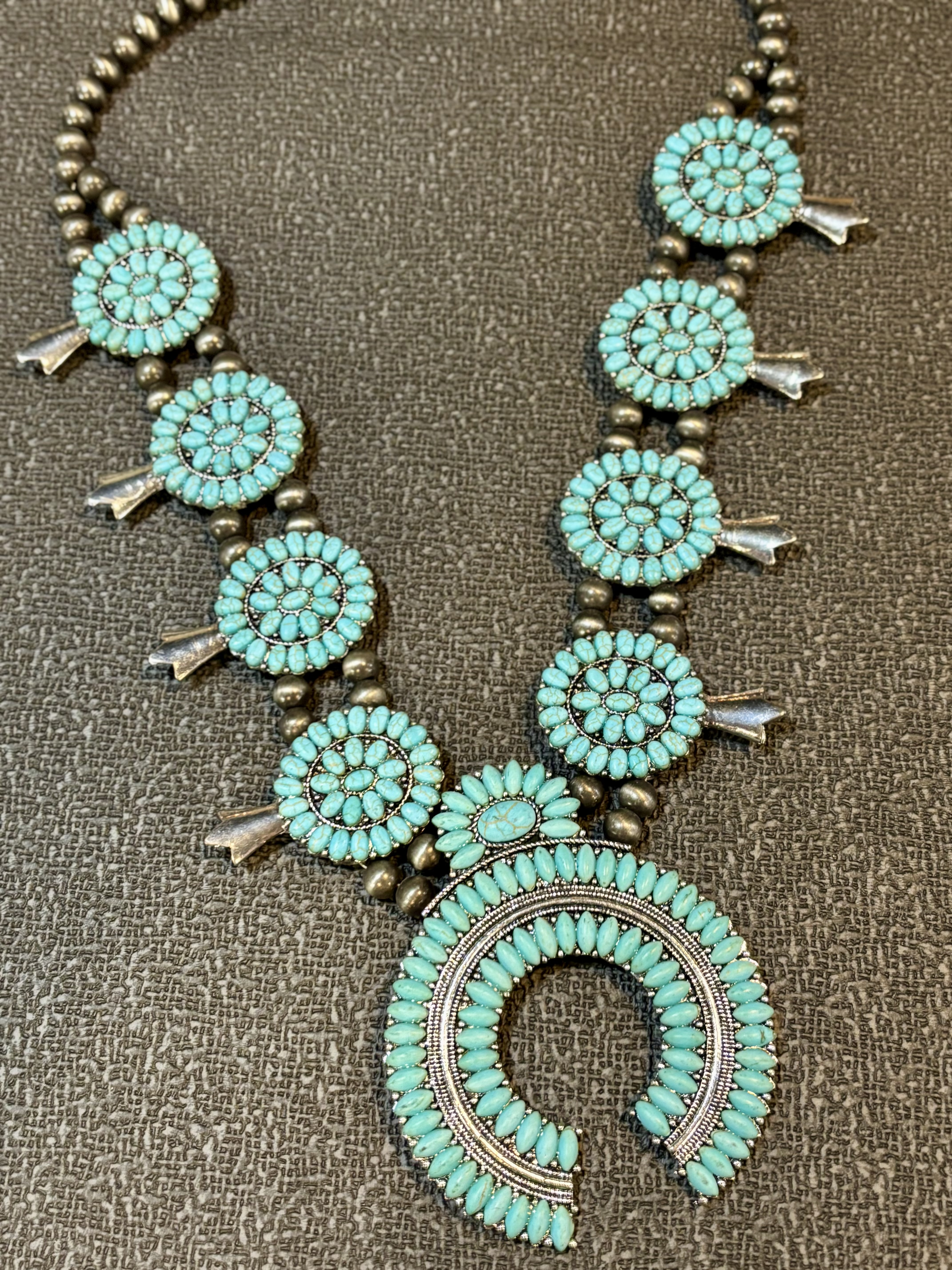 Chunky Squash Blossom Necklace