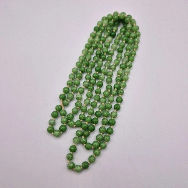 Double Wrap Beaded Necklace Neon Jasper