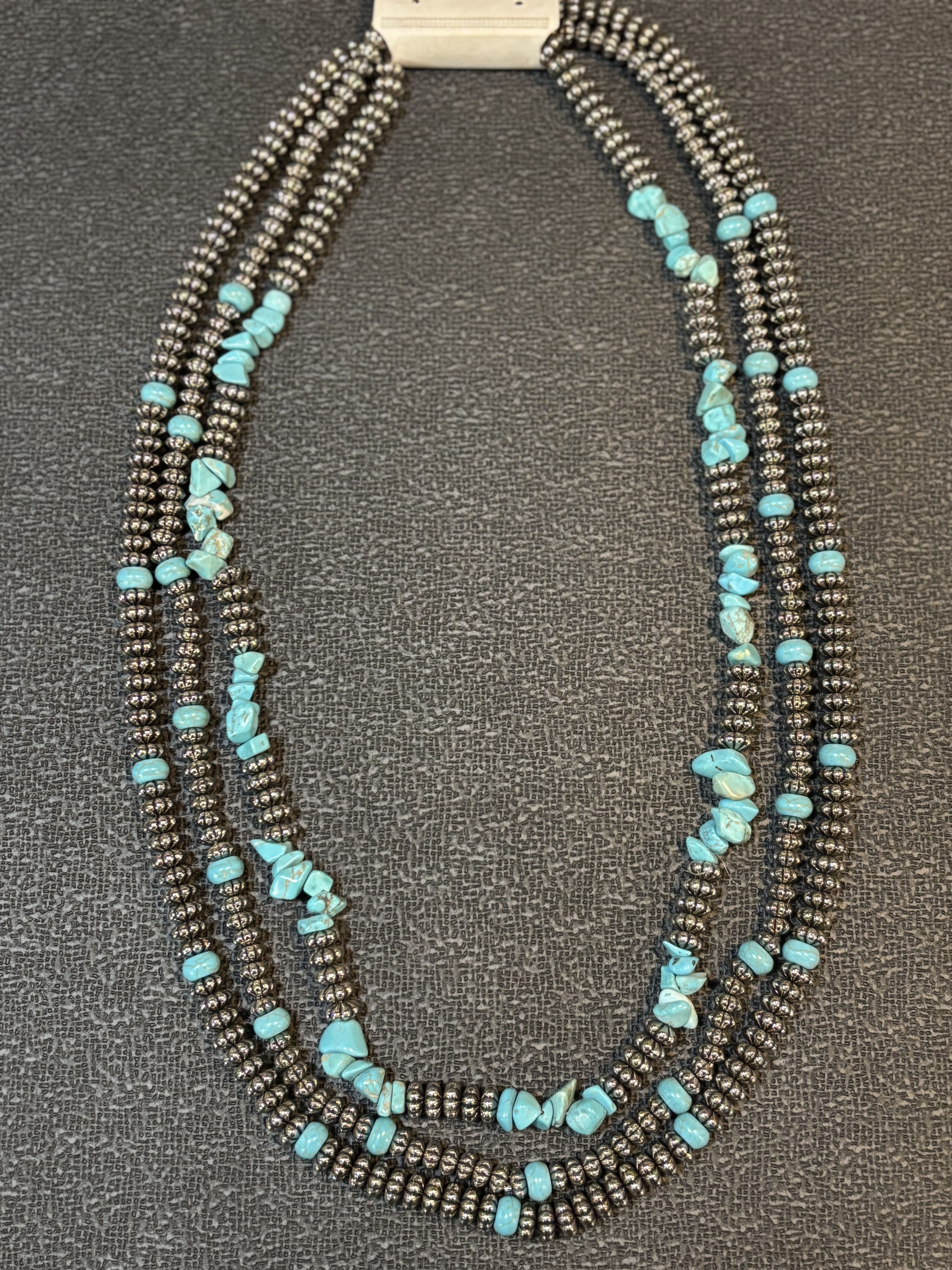 Chunky Silver/Turquoise Necklace