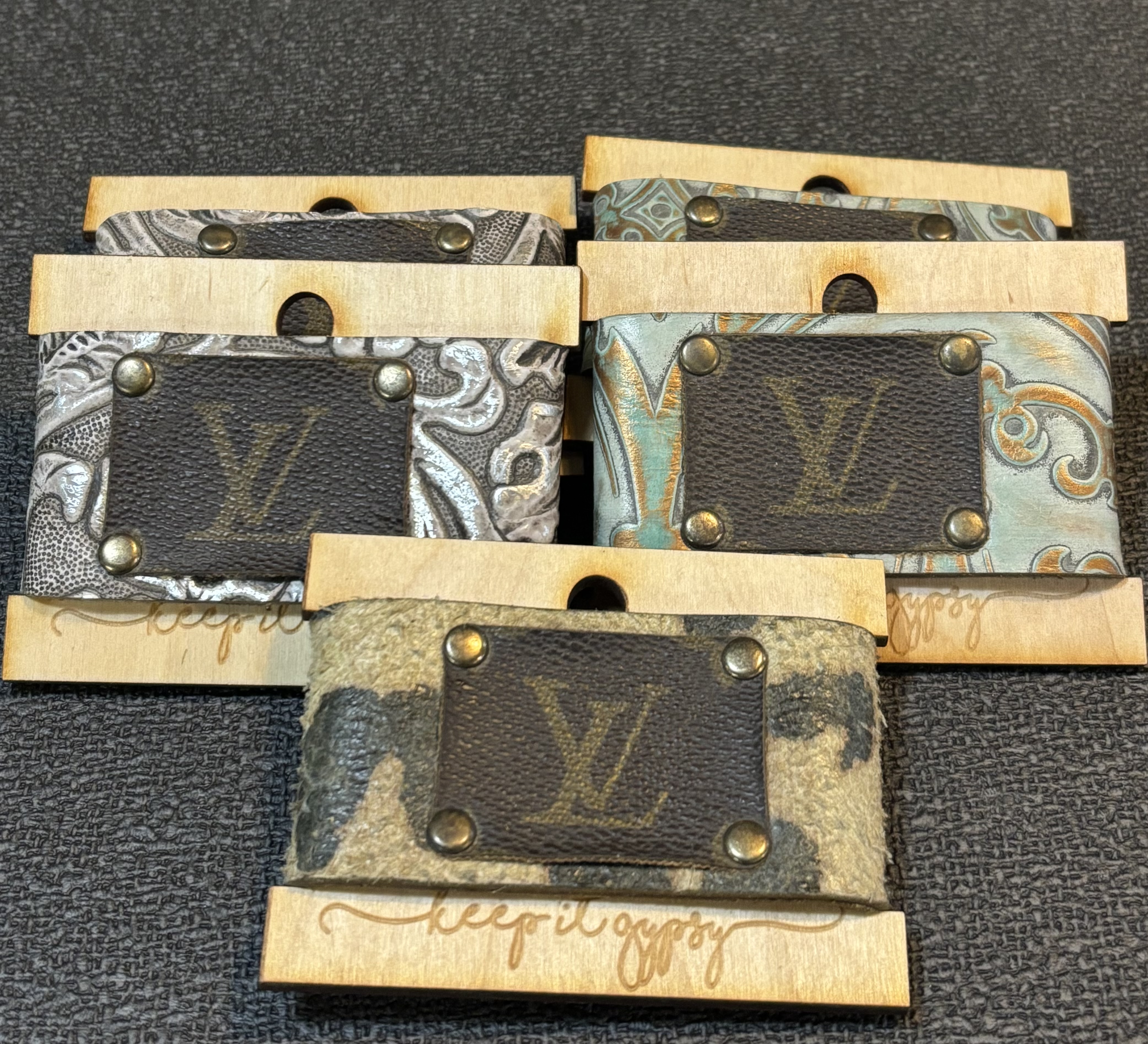 Gypsy LV Cuff Bracelet (select color)